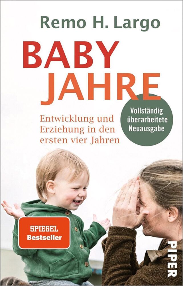 Buchcover des Buches Babyjahre, Mutter mit Kleinkind, Typografie