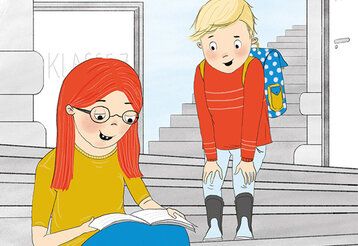 Illustration zum Thema Kinderrecht auf Bildung
