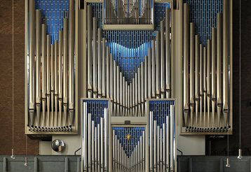 Die Orgel der Kirche St. Franziskus-Xaverius in Düsseldorf